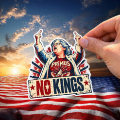 Primus No Kings Aunt Sue Protest Sticker