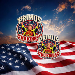 Primus No Kings Protest Sticker